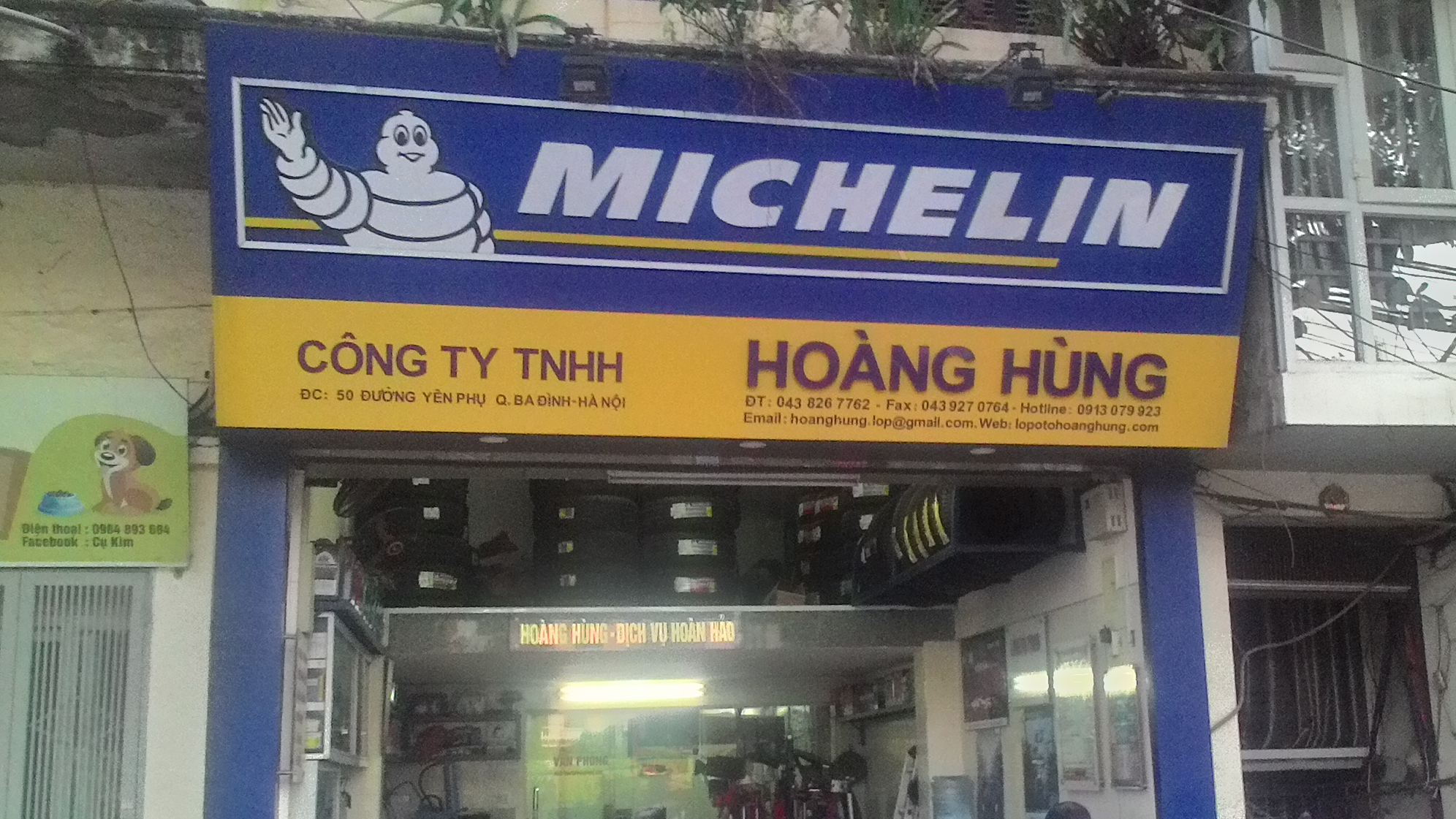 Hà Nội: Đại lí lốp - CÔNG TY TNHH HOÀNG HÙNG